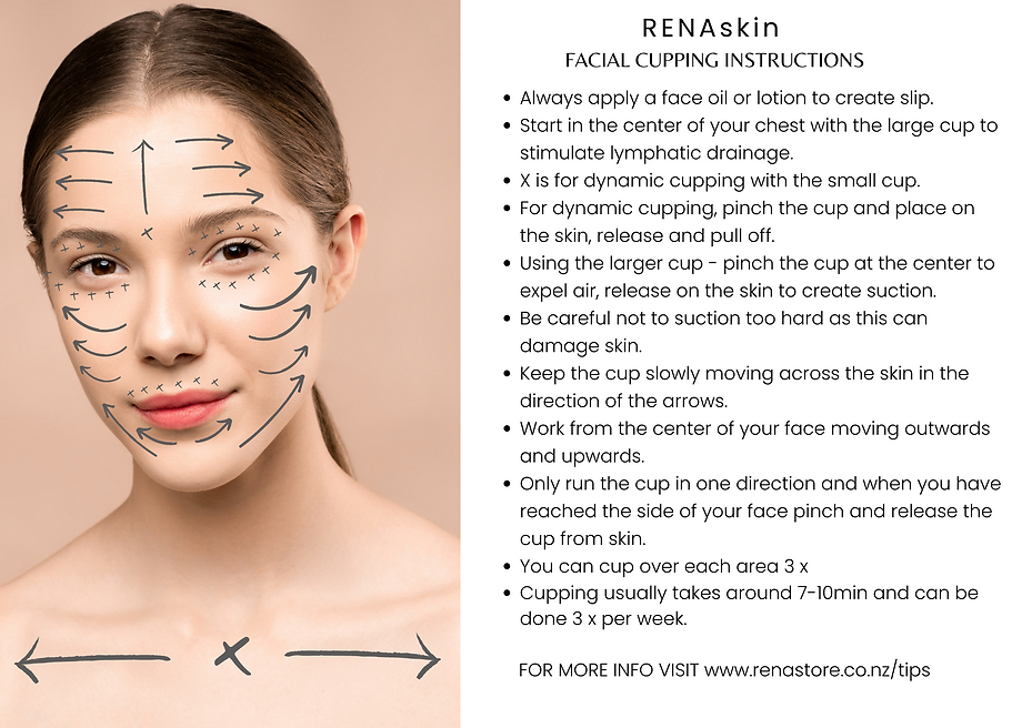 Facial Cupping Instructions RENAskin