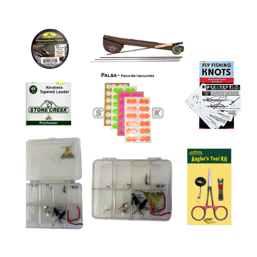 adamsbuilt learn to fly fish rod and reel combo Martin Caddis Creek Fishing Combo, 5/6-Weight 9-Foot 2-Piece Fiberglass Rod, Moderate Fast Action, Single Action Fly Reel, Aluminum Frame and Spool, Interchangeable Retrieve, Brown : Sports Lightweight composite 34 fly reel Adamsbuilt Learn to Fly Fish