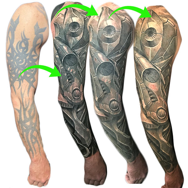 Tattoo cover up sleeve