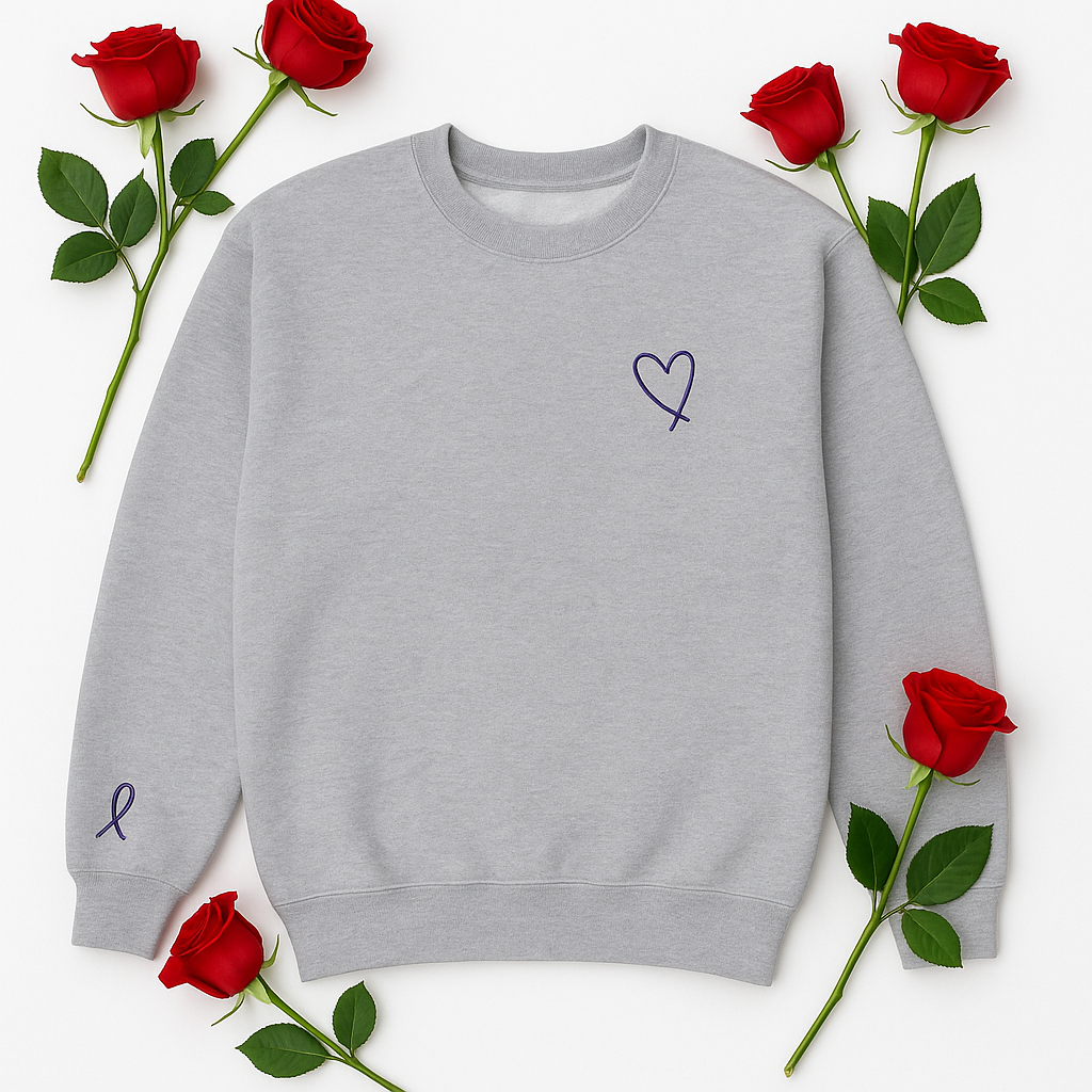 Wear your heart on your sleeve sweatshirt 