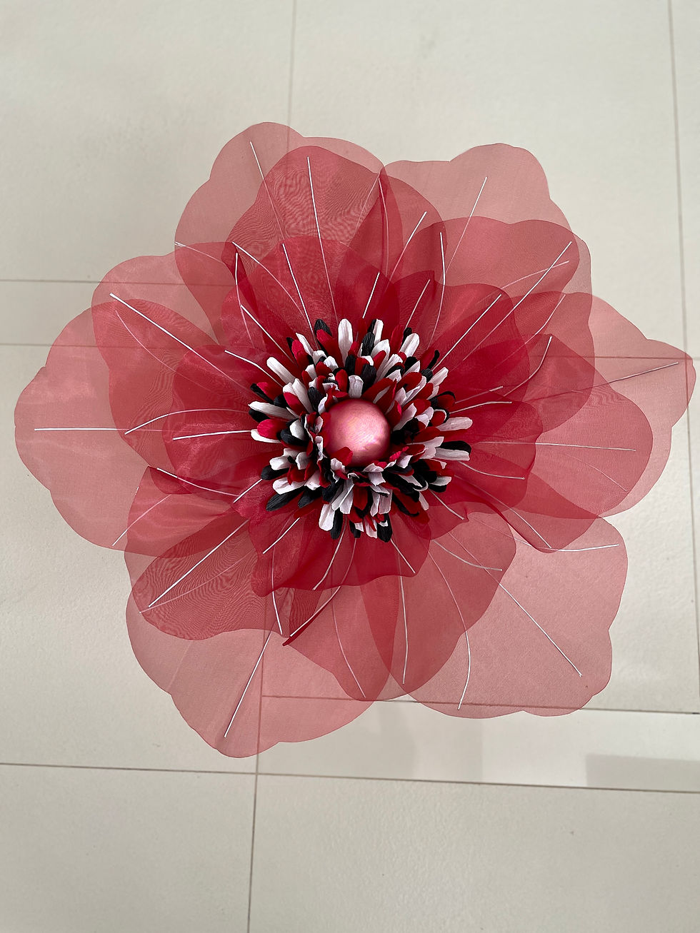Thumbnail: Gorgeous Large Fabric Flower
