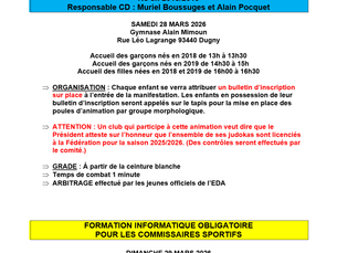 2° tour mini poussins