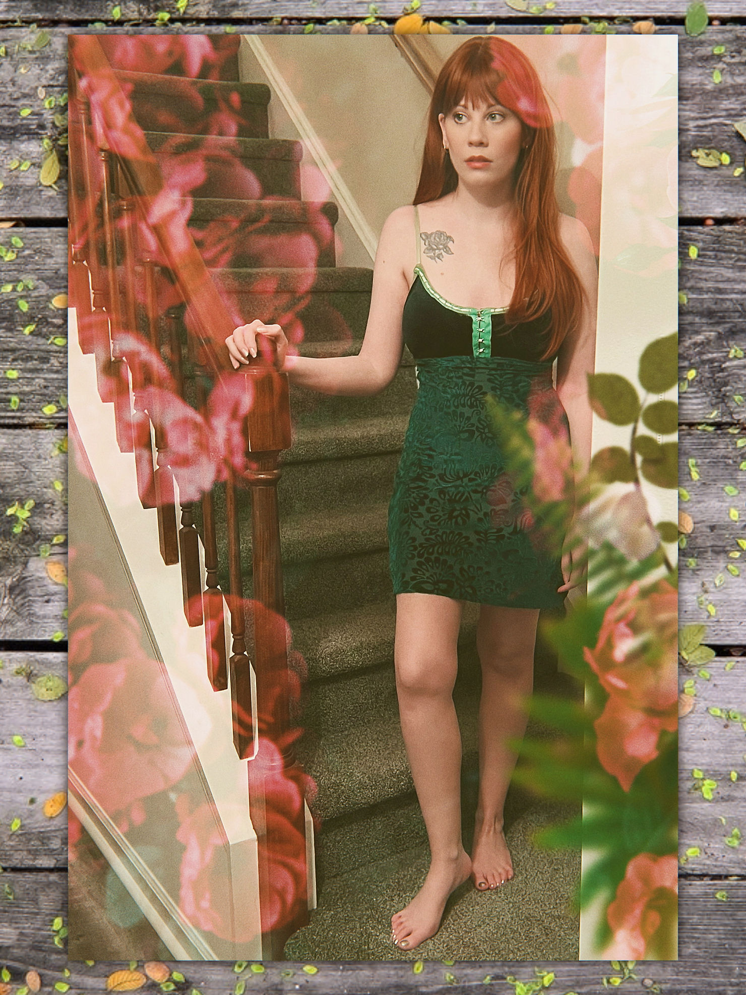Gillian DIY Practical Magic Dress in Green Velvet - Dollierocker Blog Gillian DIY Practical Magic Dress in Green Velvet - Dollierocker Blog