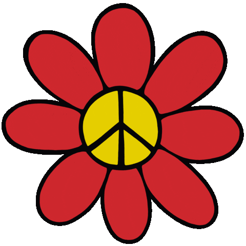 peace daisy gif