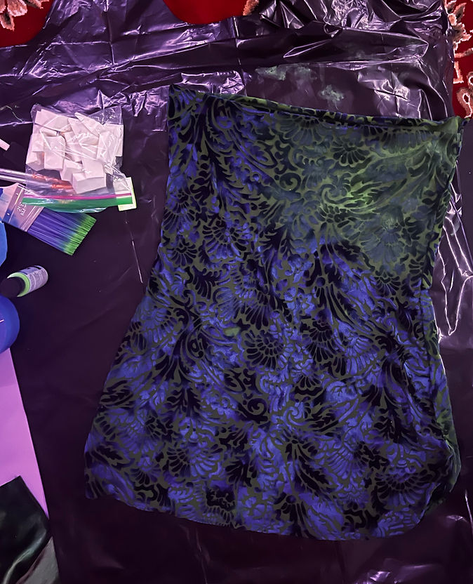 green emerald velvet dress Plus Practical Magic Velvet Dress main image 0