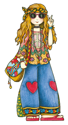 little hippie girl