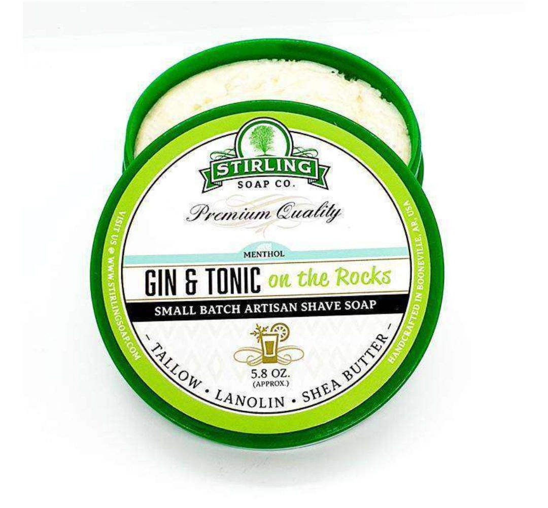 Stirling Gin & Tonic Shaving Soap 164g