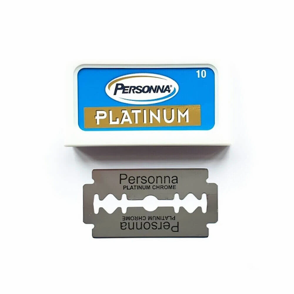 Personna Platinum Super Stainless Steel DE Razor Blades x40 