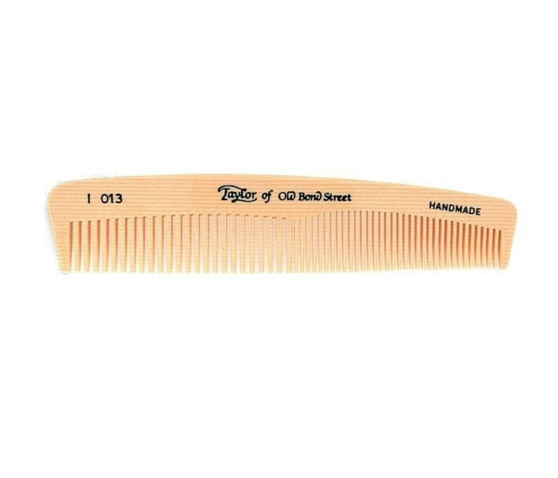 Taylor Of Old Bond Street Hand Made Faux Ivory Fine Coarse Teeth Comb I 013