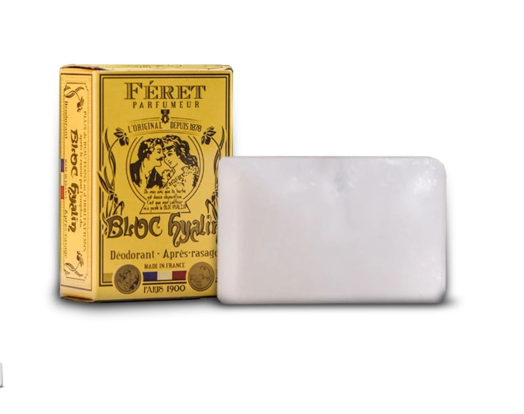 Féret Parfumeur Bloc Hyalin 100% Natural Alum Stone

100G