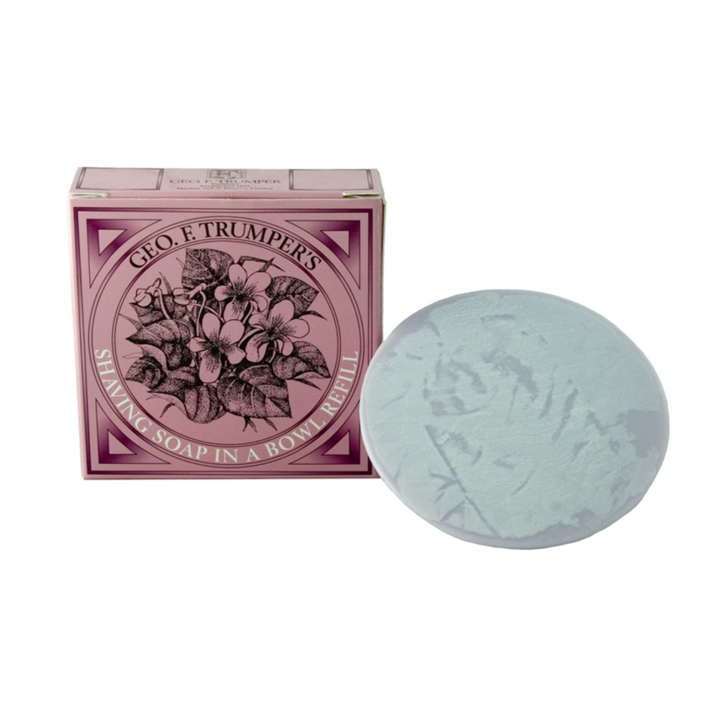 Geo F Trumper Violet Shaving Soap Refill 80G