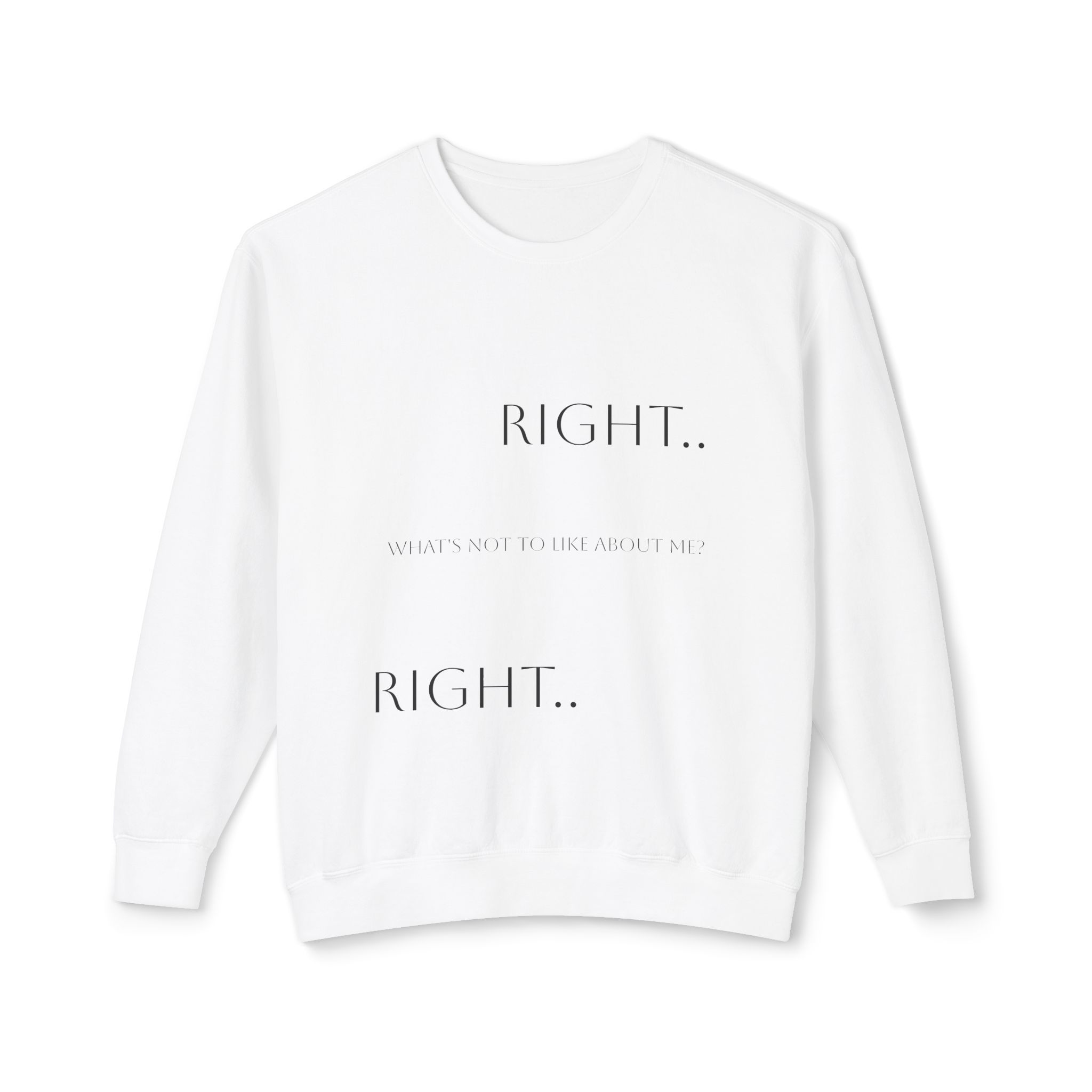 Minimalist Statement Crewneck Sweatshirt