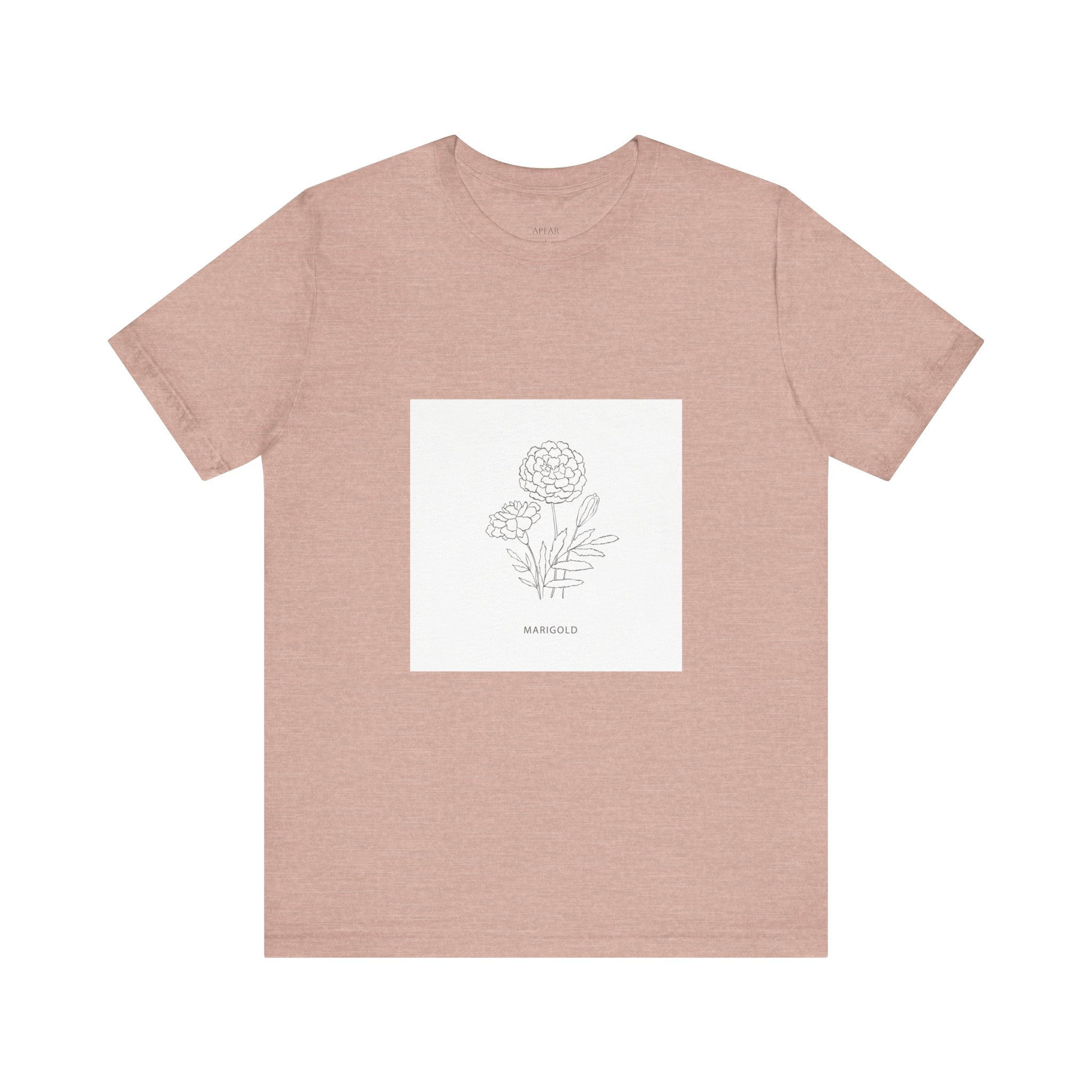Marigold Flower Unisex Jersey Short Sleeve Tee