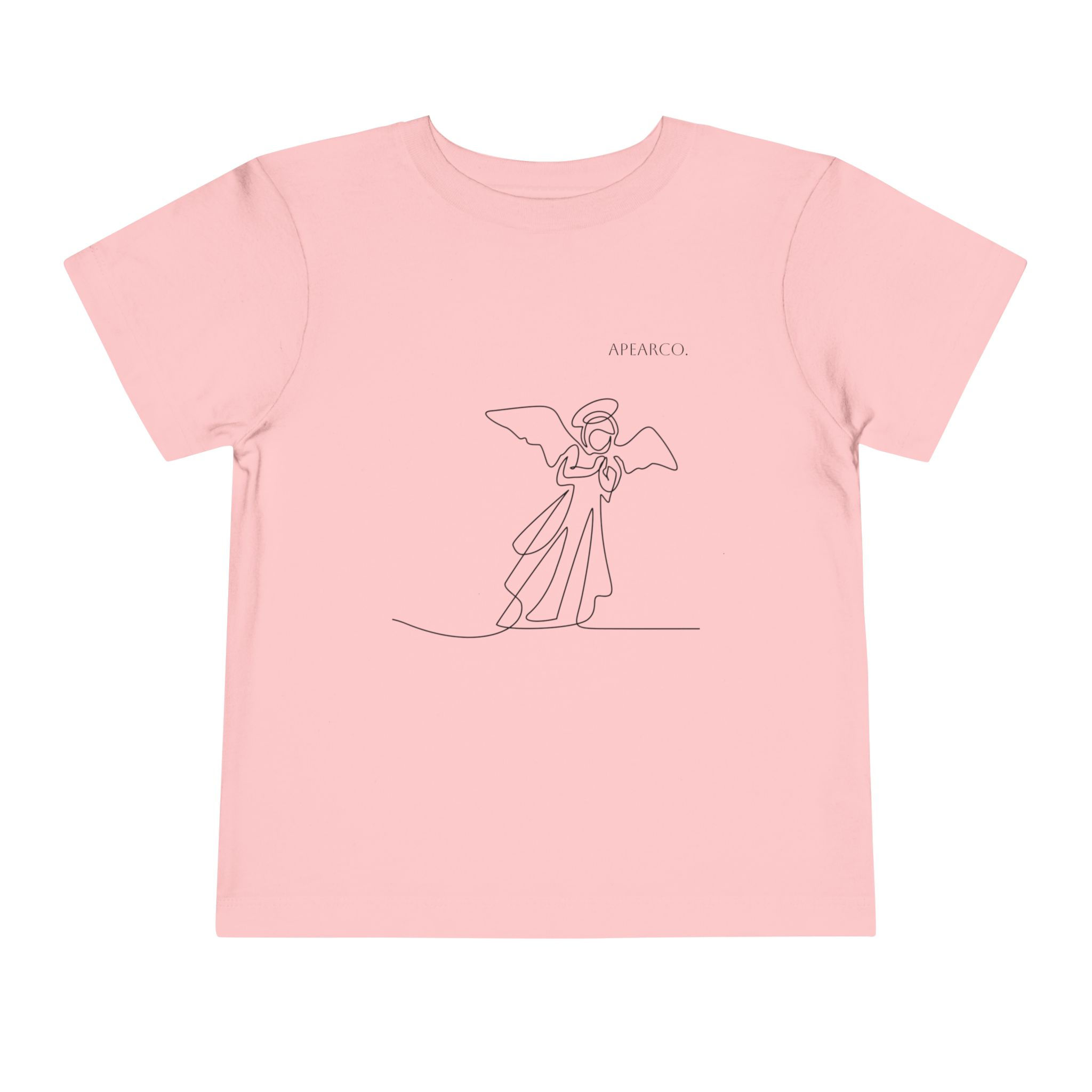 Angel Design Toddler Tee for Girls