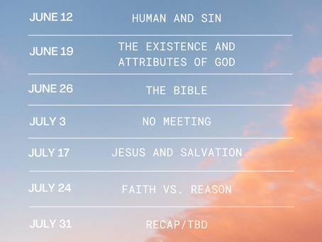 2026 Summer Apologetic Series