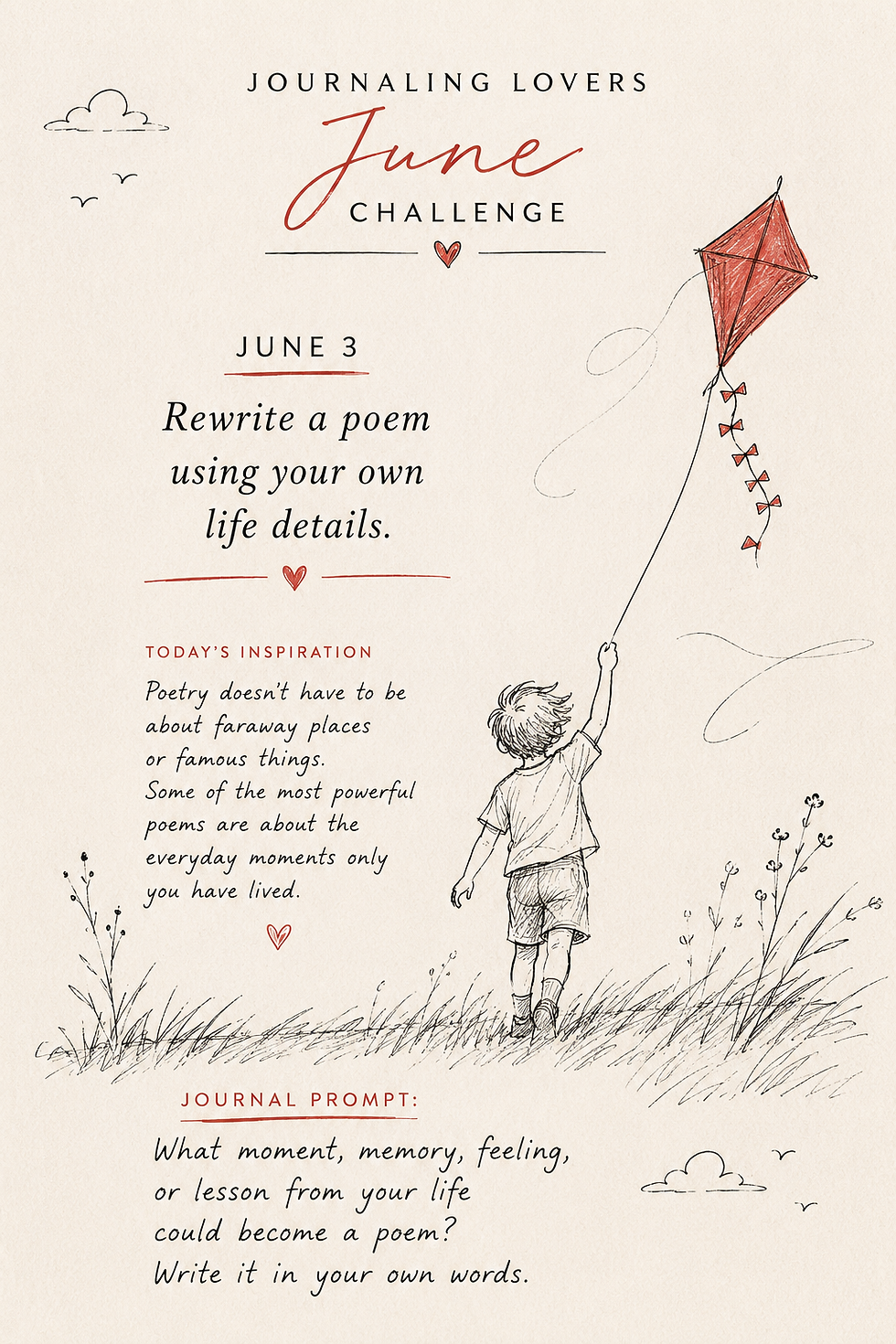 June 3rd Journaling Challenge Prompt