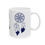 Thumbnail: Blue and White Dreamcatcher Ceramic Mug - 11oz indigenous Coffee Mug