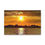 Thumbnail:  Orange Sunset Over the River – Horizontal Wall Hanging Canva variety of sizes