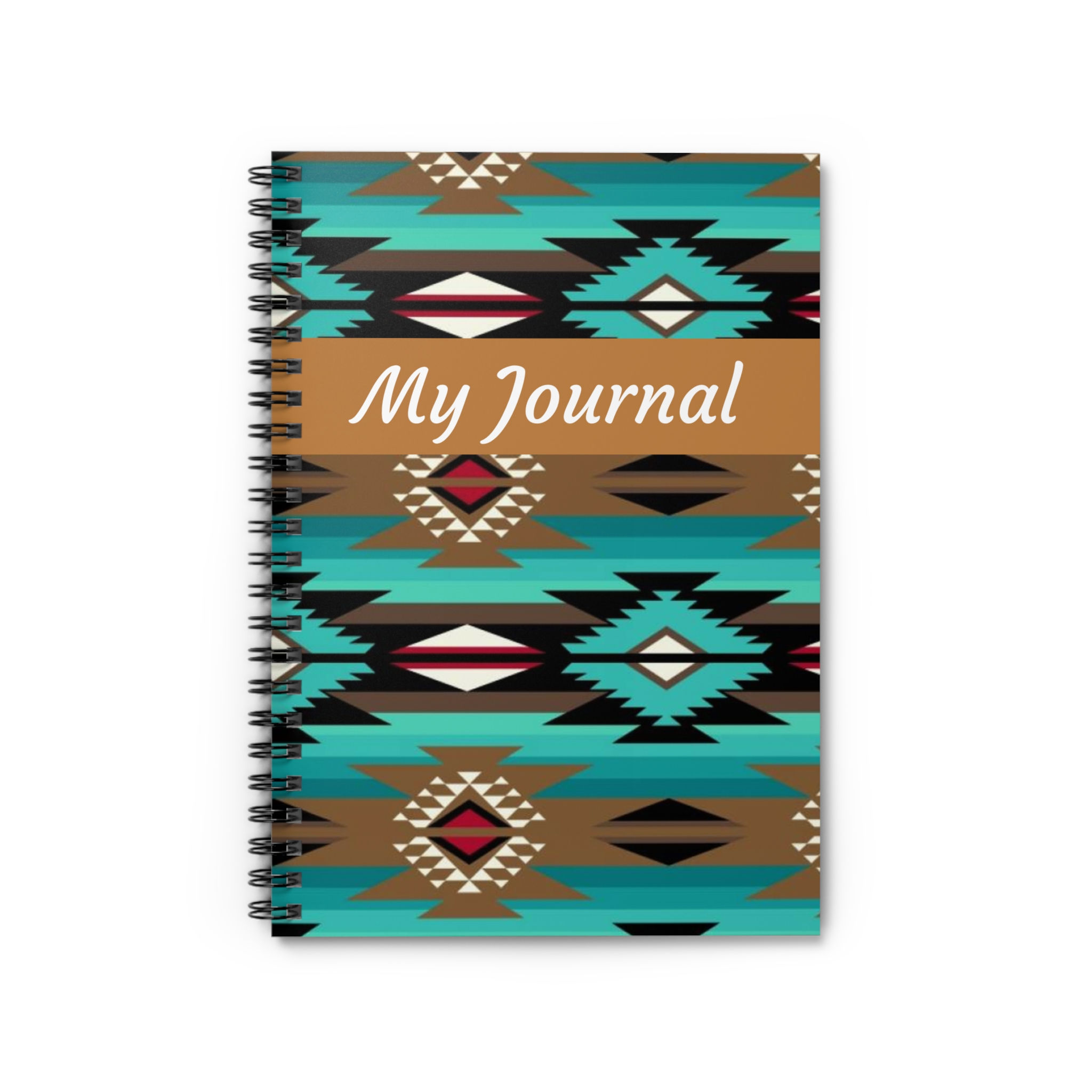 Turquiose Native American design  Spiral Journal