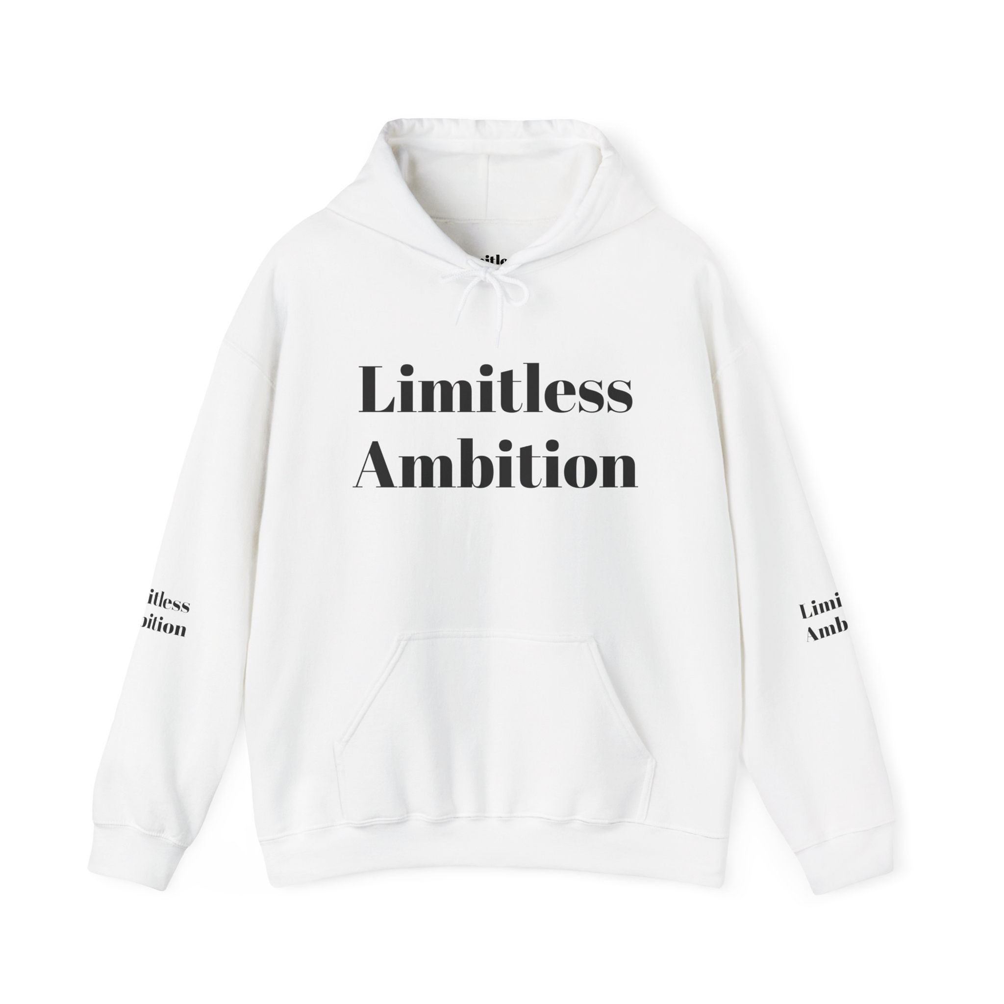 Limitless Ambition Unisex Hooded Sweatshirt - Motivational Athleisure Wear