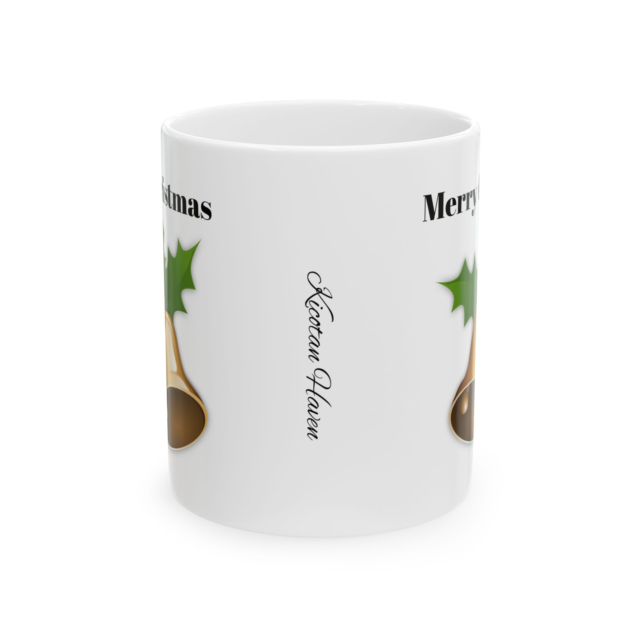  Ring in the Joy with Our Merry Christmas with Bells 11 oz Mug!