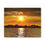 Thumbnail:  Orange Sunset Over the River – Horizontal Wall Hanging Canva variety of sizes