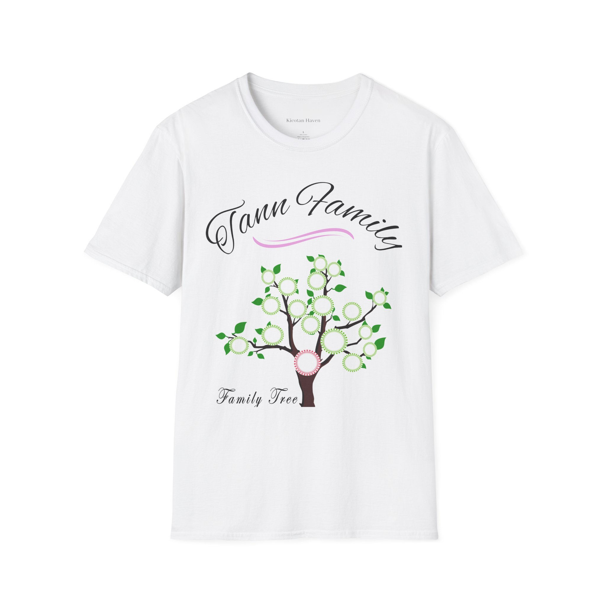 Tann Family Tree T-Shirt, Family Reunion Gift