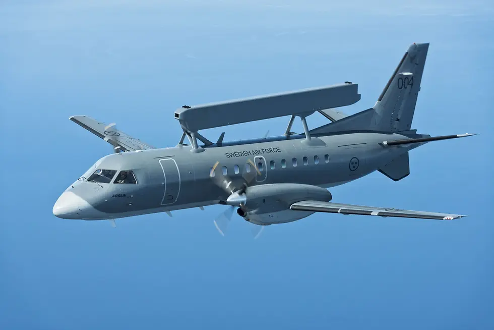 The Swedish ASC 890 airborne early warning aircraft in Ukrainian service