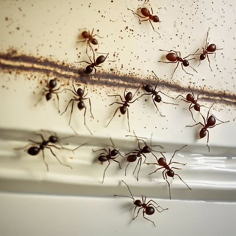ANTS CRAWLING UP A PAINTED KITCHEN WALL.jpg