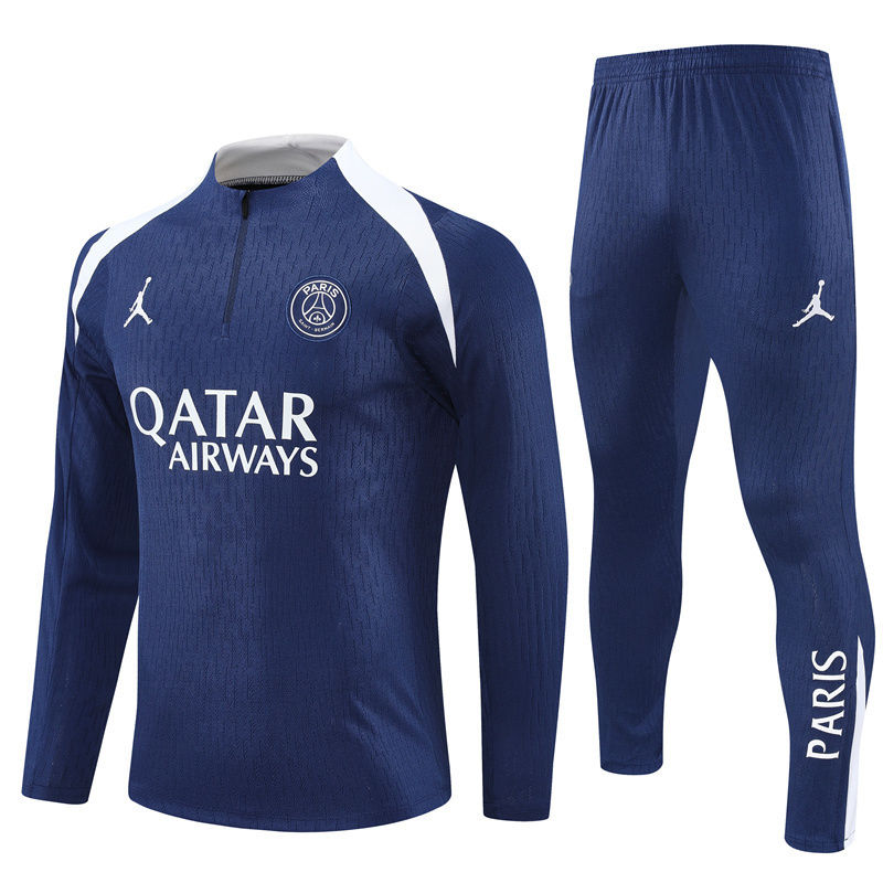 Paris Saint-Germain navy blue training tracksuit in collaboration with Jordan