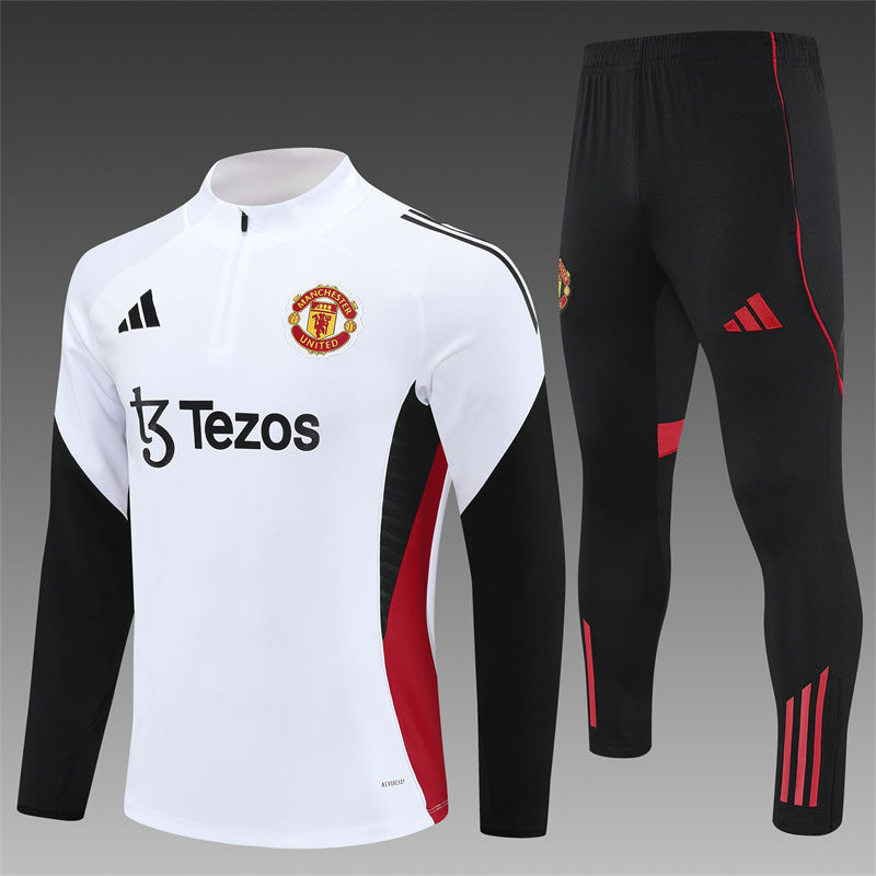 Adidas Manchester United white training sweatshirt