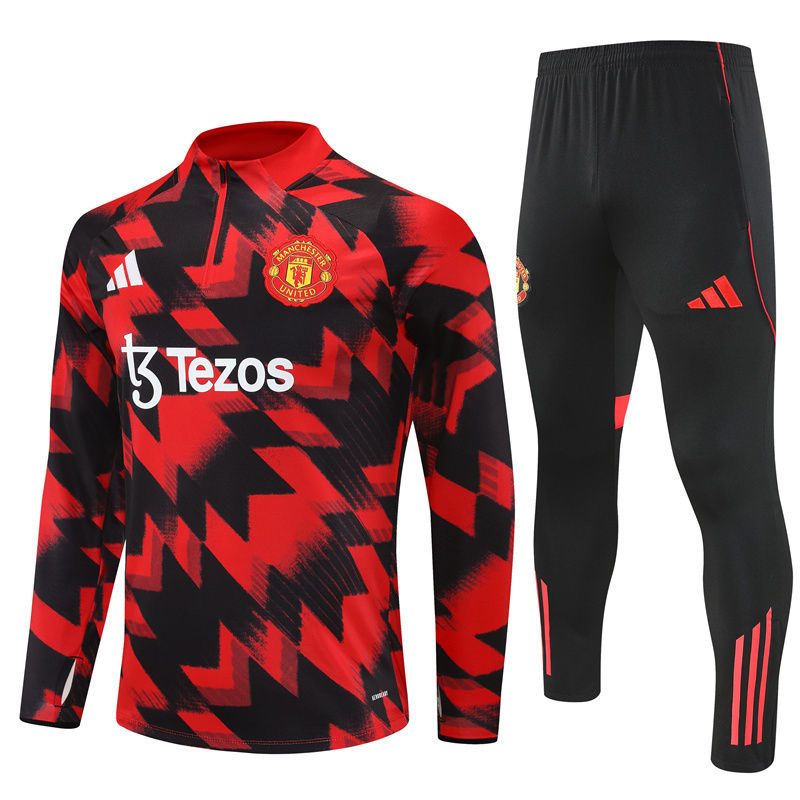 Manchester United training tracksuit 25/26 season version