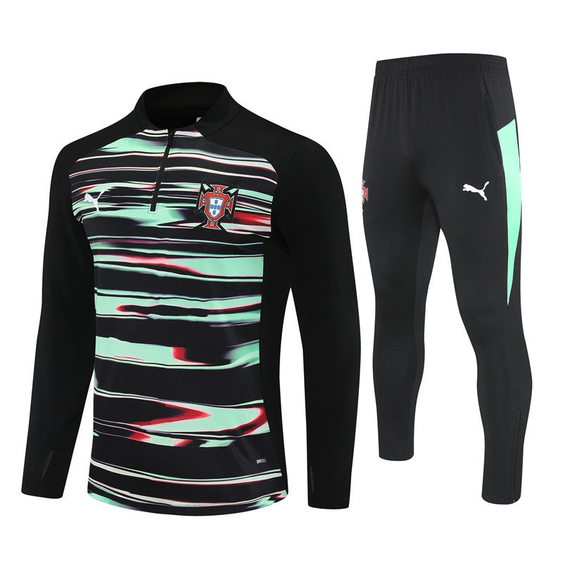 Puma Portugal 1/4 Zip Pre-Match Training Shirt
