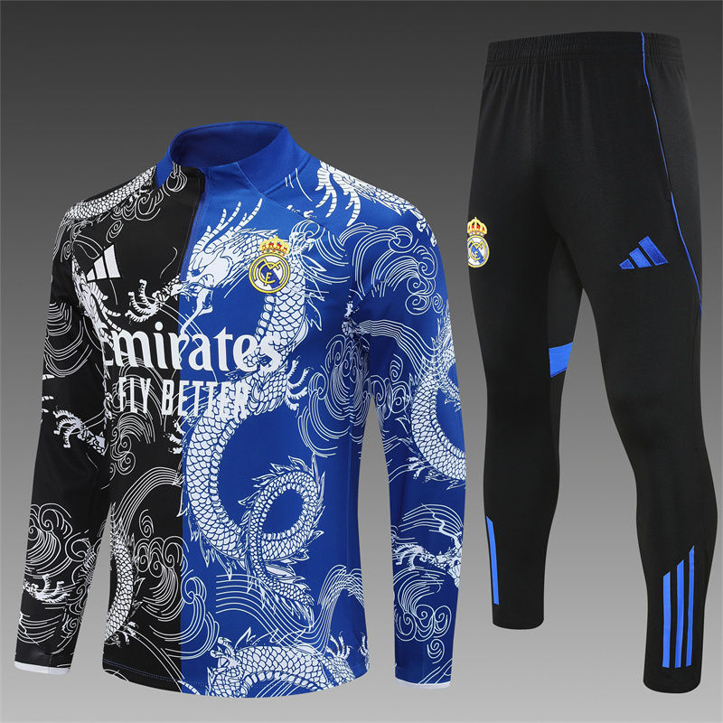 Real Madrid special edition training jacket with dragon design