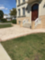 Driveway entrance