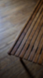 Thumbnail: Vintage MCM Slat Bench