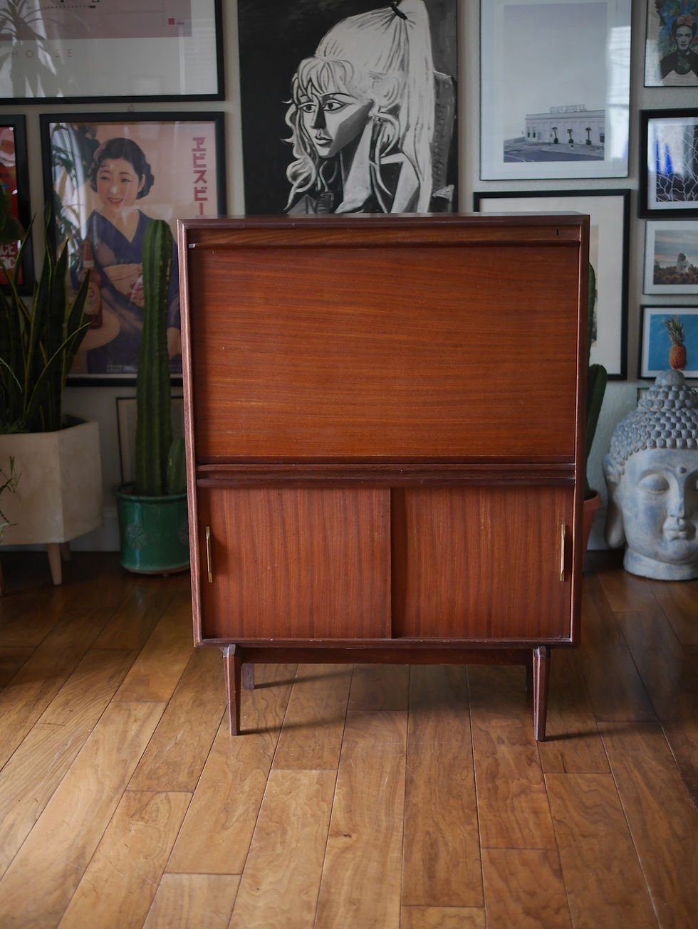 Thumbnail: Mid Century Modern Secretary Desk
