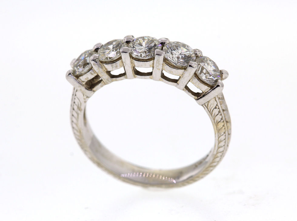 Thumbnail: White Gold Diamond Anniversary Ring 1.50ct tw