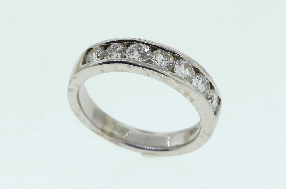 Thumbnail: 1.04CT White Gold Diamond Band