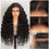 Thumbnail: 6x6 HD lace Deep Wave Wig 26inches custom 400g