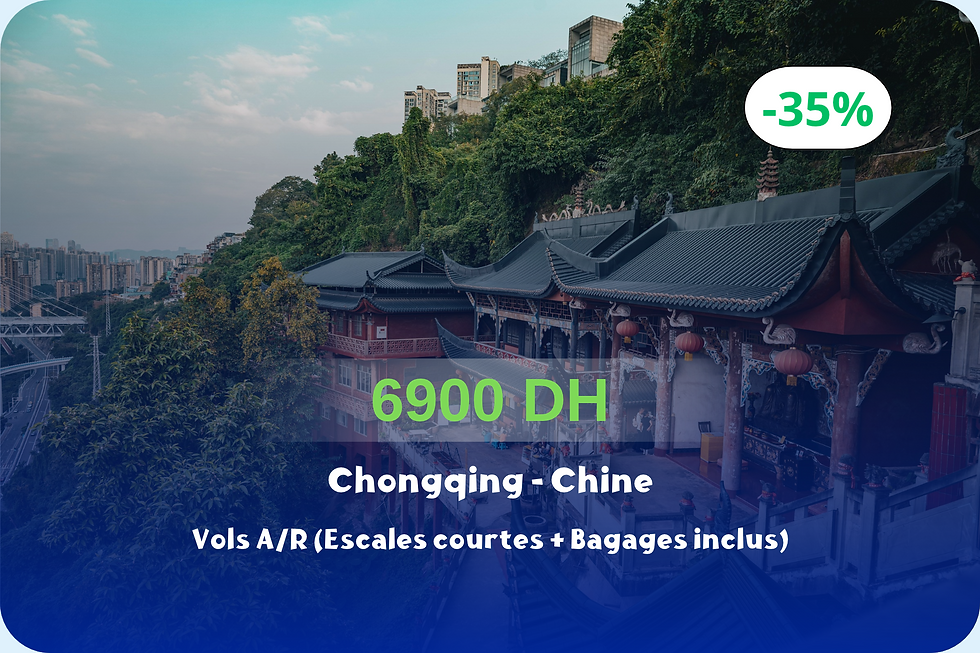 Découvrez la Chine autrement : des vols au tarif le plus bas avec la meilleure compagnie au monde !