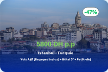 Une semaine premium à Istanbul en juillet : Vols A/R avec bagage + Hôtel 5* avec petit-déjeuner, le tout à prix mini 🥰🥰