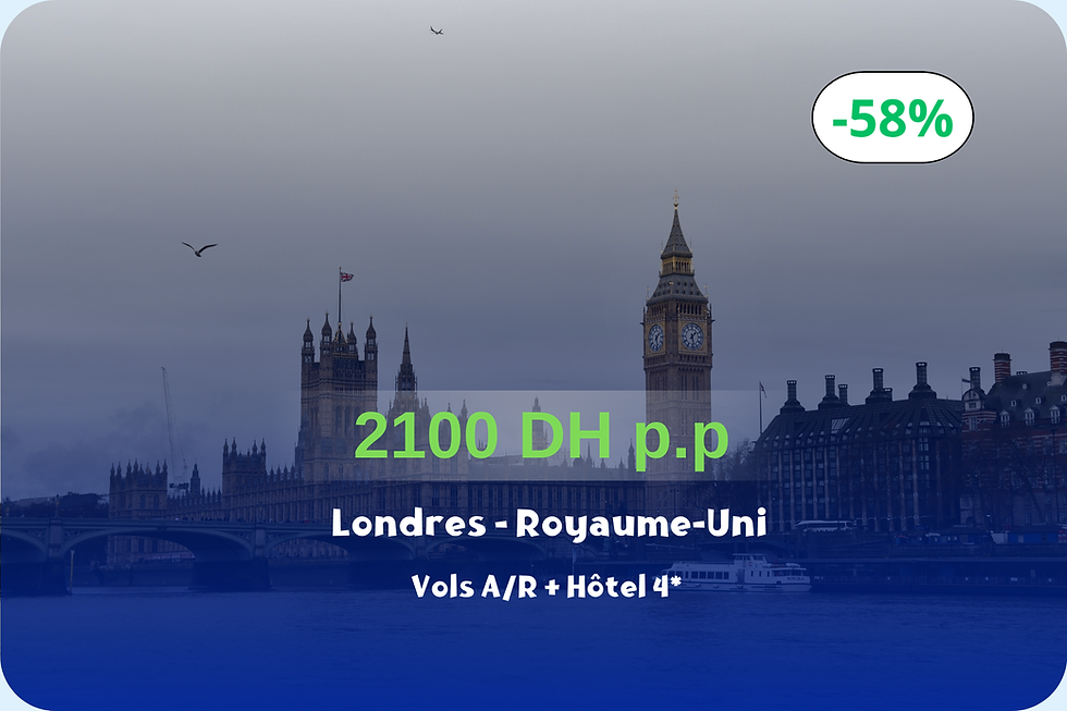 Découvrez la meilleure combinaison de vols et d'hôtel pour profiter d'un long week-end à Londres en septembre 😎