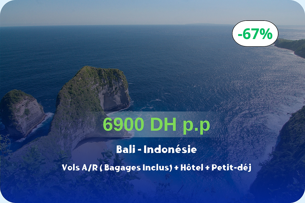 10 jours de rêve à Bali à petit prix : vol + hôtel + petit-déjeuner inclus 😍😍