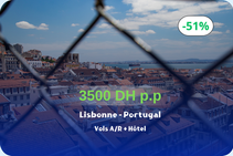 8 jours à Lisbonne ce mois d'août : Profitez du tarif le moins cher pour un combo vol + hôtel 🤯🤯