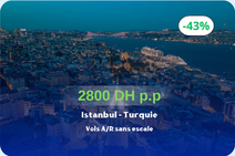 Vols sans escales pour Istanbul au meilleur prix en novembre 🤗🤗