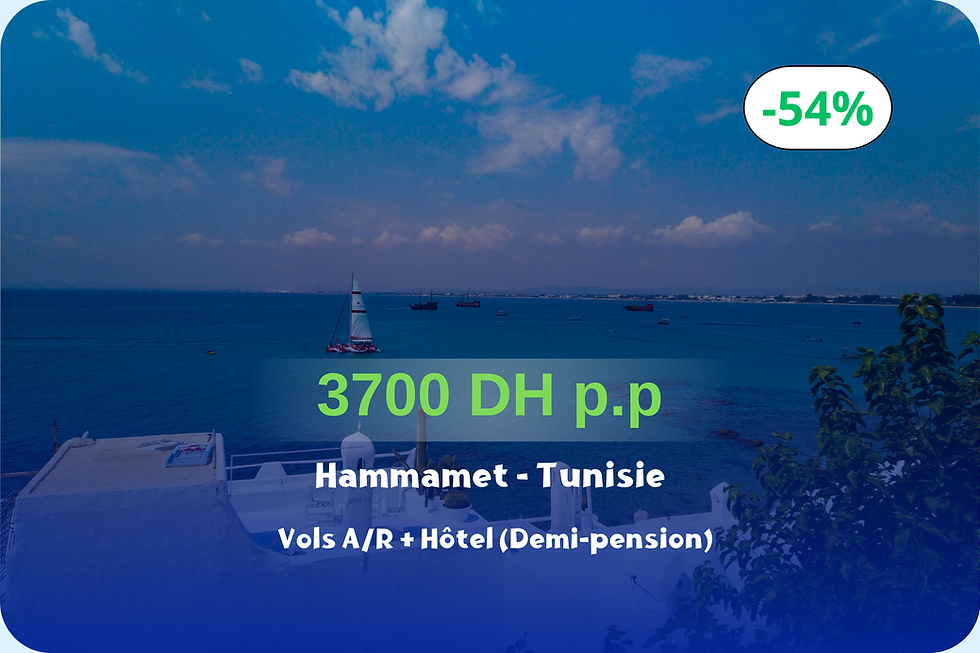 4 jours dans l'un des meilleurs hôtels de la Tunisie en avril à prix imbattable, c'est par ici 👇👇