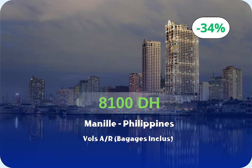 Découvrez les vols aller-retour les MOINS chers pour les Philippines cet été (Bagages inclus) 😍😍