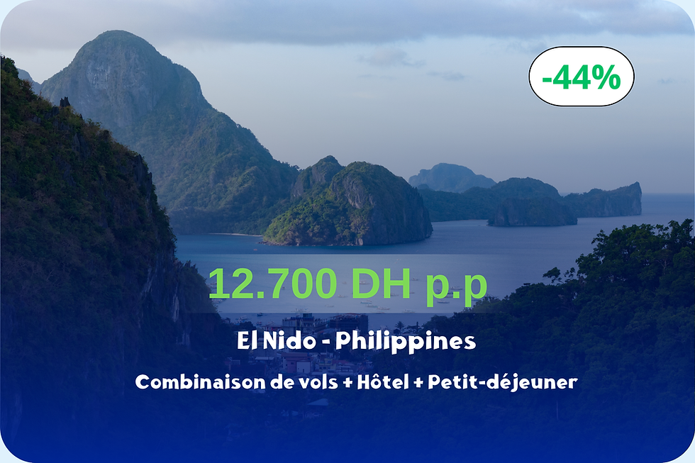 🔥 2 semaines aux Philippines : le combo le moins cher du mois d'août 😍