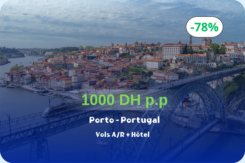Un petit week-end au Portugal en octobre, ça vous dit? 3 jours à Porto à prix fou 🤑🤑
